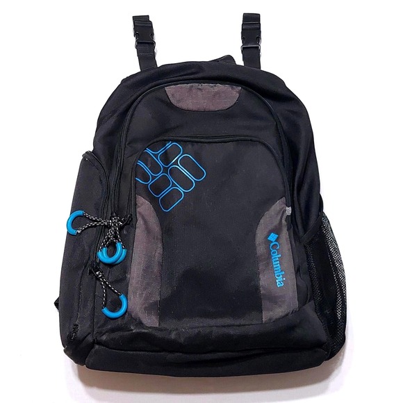 Columbia Handbags - Columbia Diaper Bag Backpack Black Turquoise Unisex Baby Travel Changing Pad